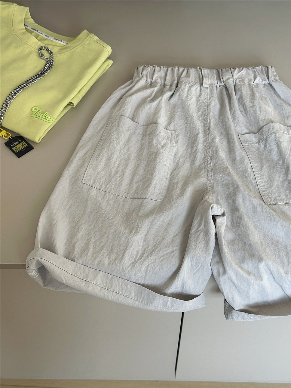 Cooling Zip Shorts 無地 ハーフパンツ【mh0012959】