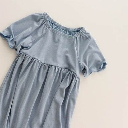 Soft Modal Flare Sleeve Dress [mh0012625]