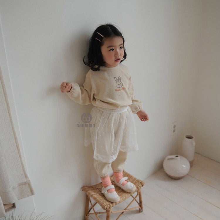 Rabbit Waffle Tulle Set mh0012613