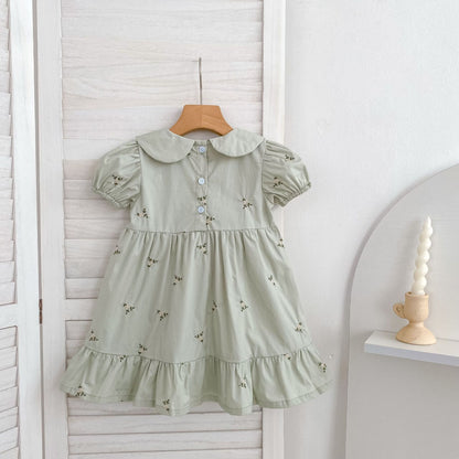 Floral Ruffle Sleeveless Romper フリル ノースリーブ ロンパース【mh0013165】