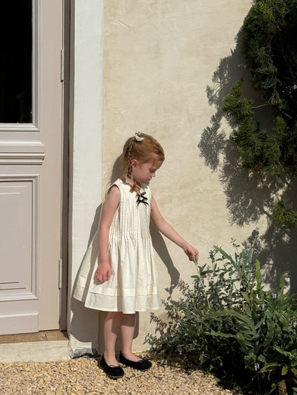 Sleeveless Pleated Princess Dress ピンタック ノースリーブワンピース【mh0013248】
