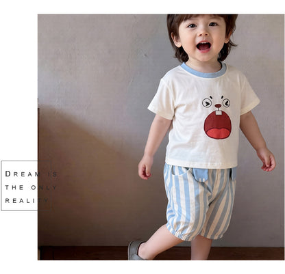 Retro Nautical Shorts ストライプ ショートパンツ【mh0012865】