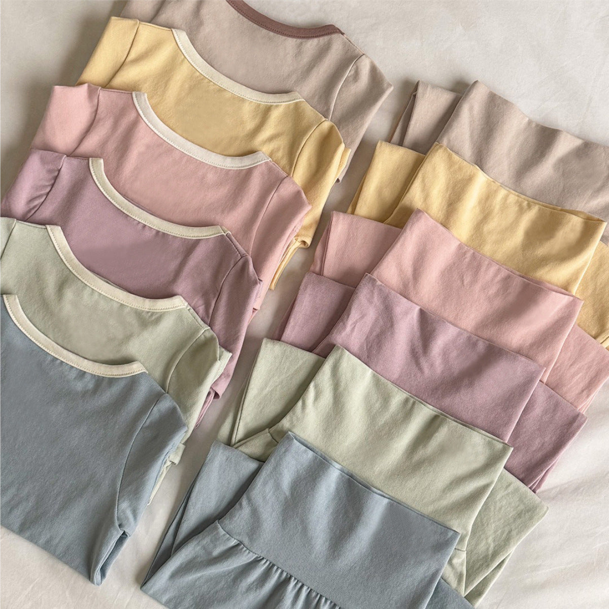 ベビー ハイウエスト ロングパンツ 長袖Tシャツ 帽子【mh0014477】