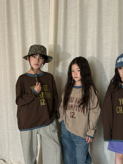 yummy&rocky | Vintage Embroidery Print Sweatshirt コットン スウェットシャツ【mh0020175】