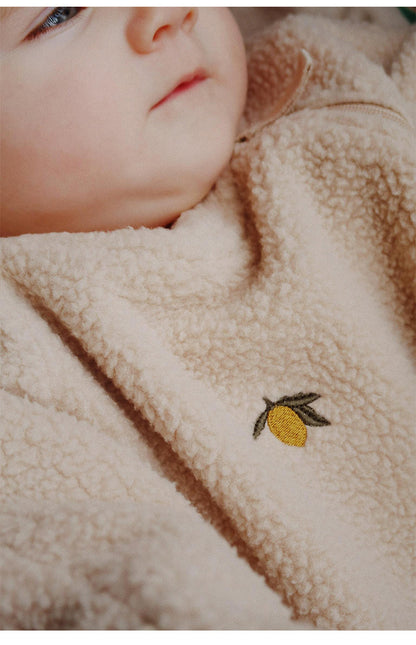 アウタージャンプスーツ ボアフリース 刺繍 防寒 ジップアップ【mh0011711】