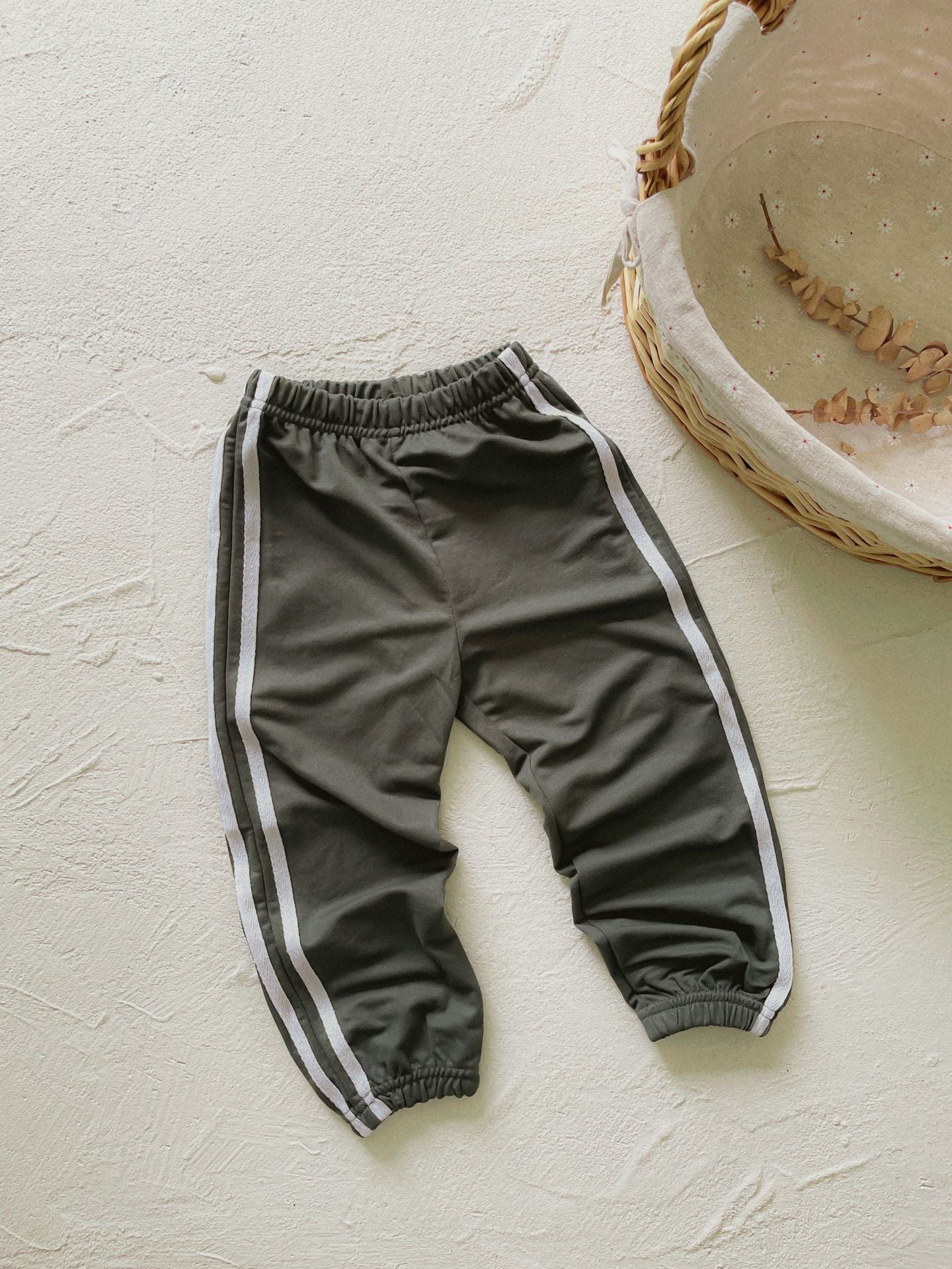 Side Stripe Cotton Sweatpants サイドライン ジョガーパンツ【mh0012636】
