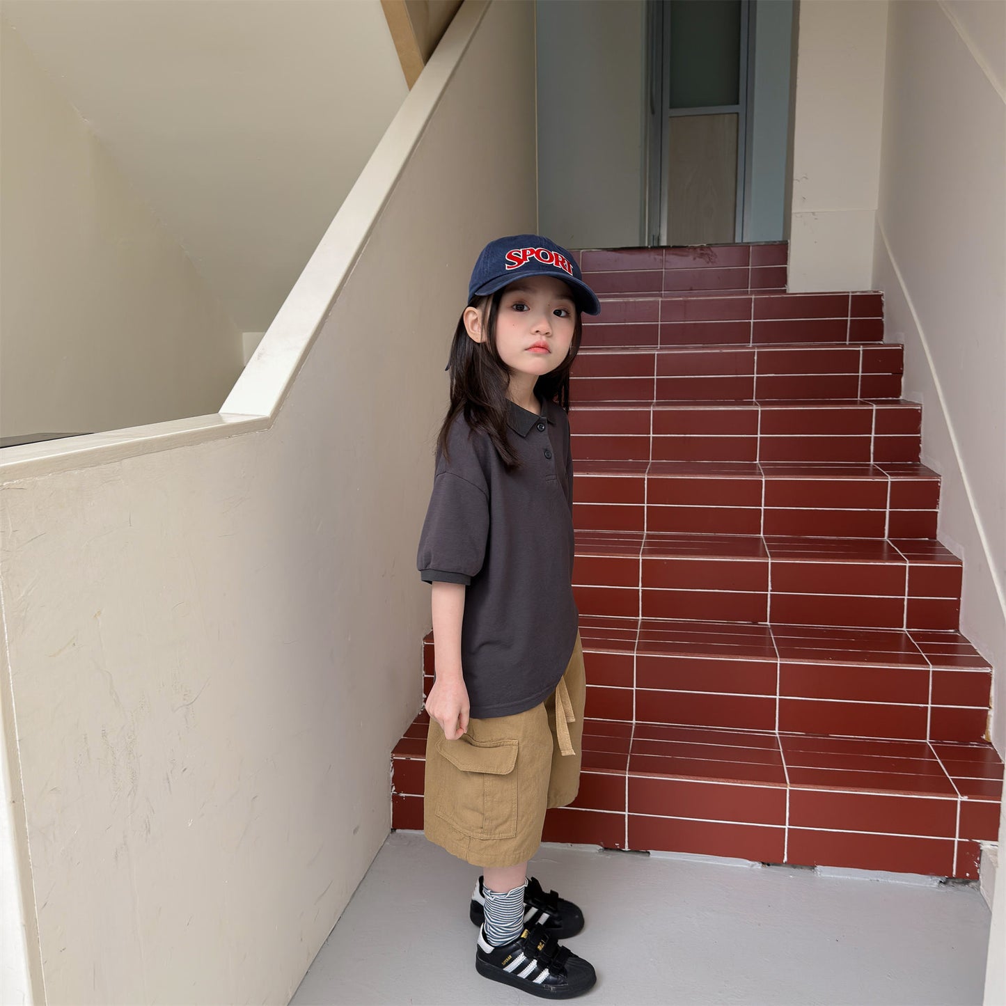 Short Sleeve Pique Cotton Polo Shirt 半袖 コットン 鹿の子 ポロシャツ【mh0012658】