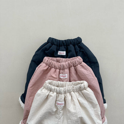 ベビー キッズ 裏ボア ロングパンツ【mh0014654】