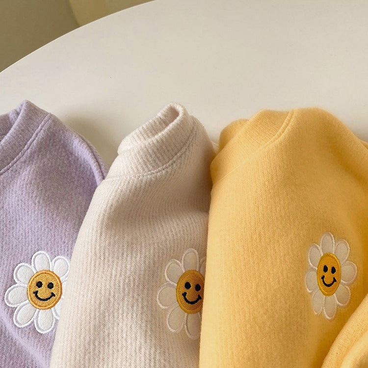 Flower Patch Fleece Sweatshirt Set