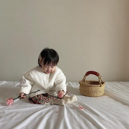 Floral Embroidered Padded Jacket 花柄 中綿ジャケット【mh0012641】