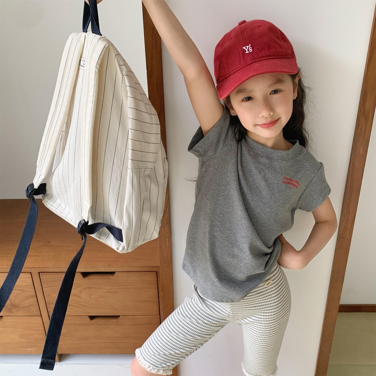 Urban Sporty Logo Tee キッズ スポーティー ロゴ 半袖 Tシャツ【mh0012651】