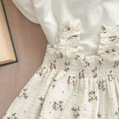Floral Ruffle Camisole Bloomer フリル キャミソール ブルマ【mh0013159】