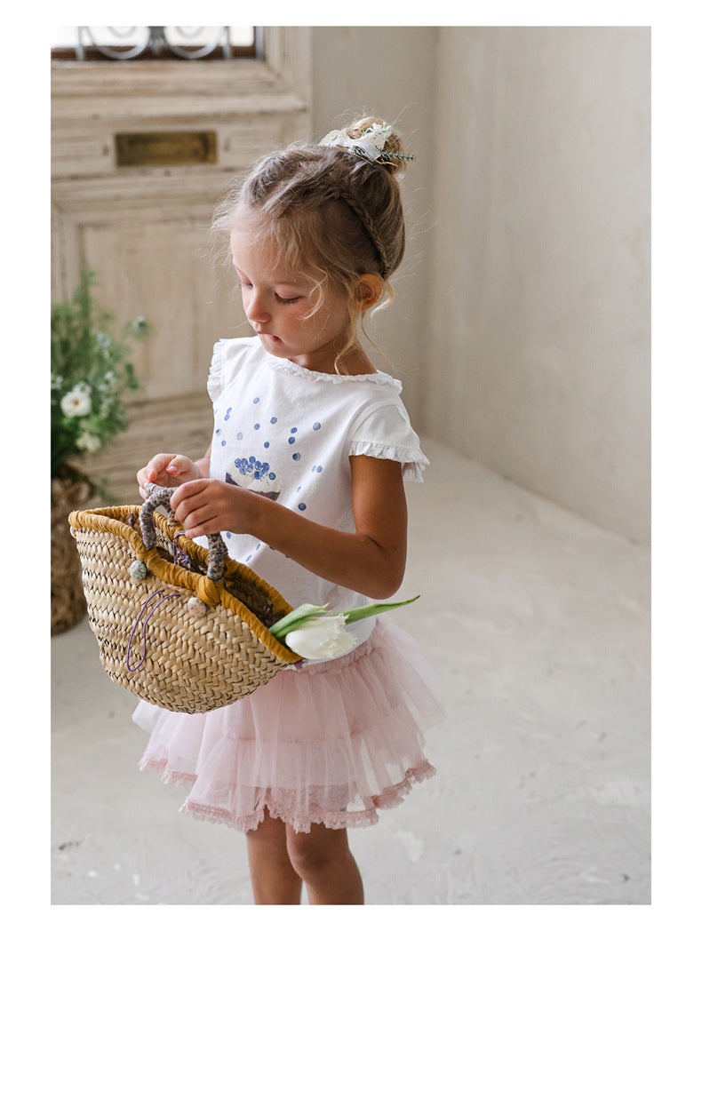 Tiered Tulle Skirt Pants チュール レーススカートパンツ【mh0012989】
