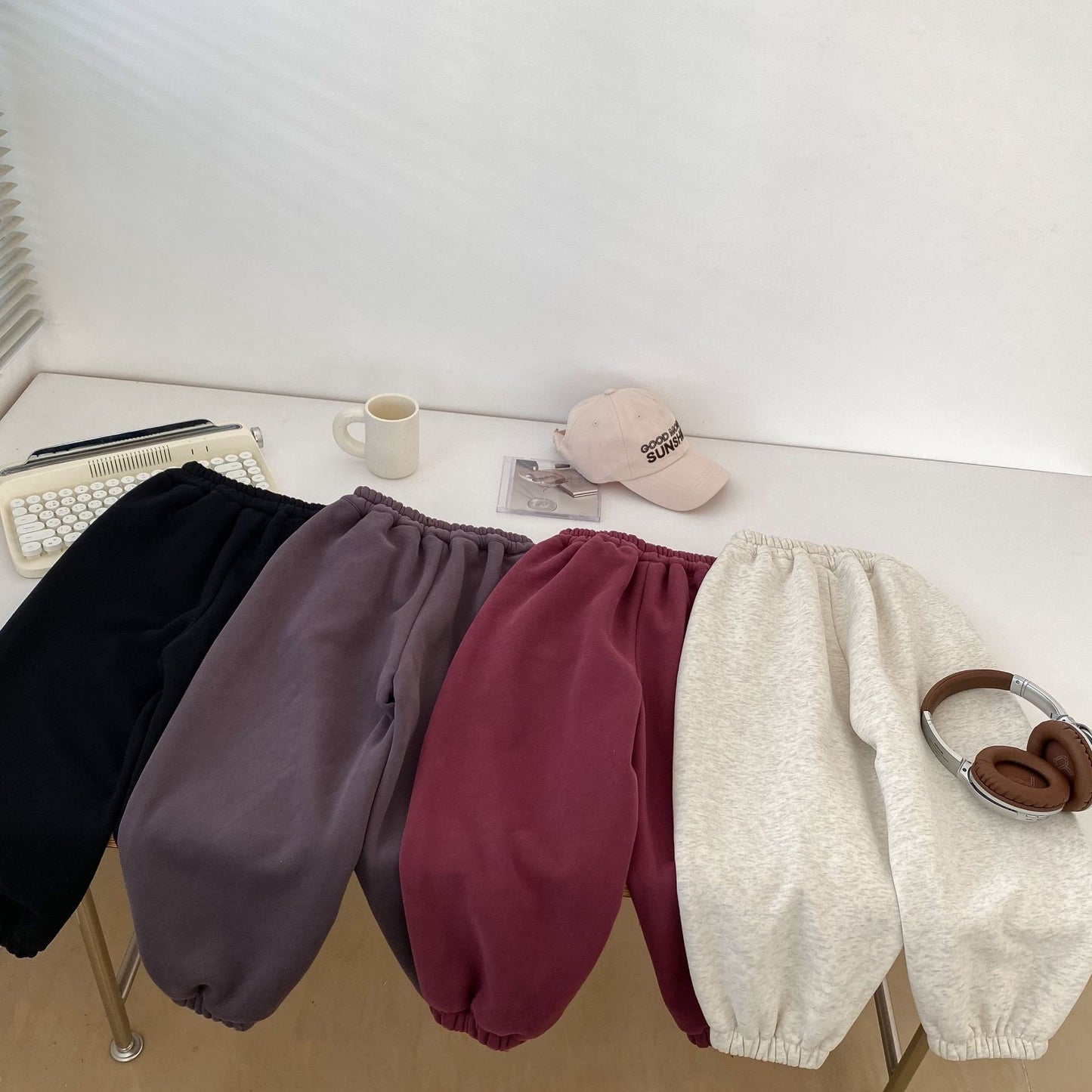 裏起毛スウェットパンツ 厚手 ゆったり ジョガーパンツ【mh0011652】