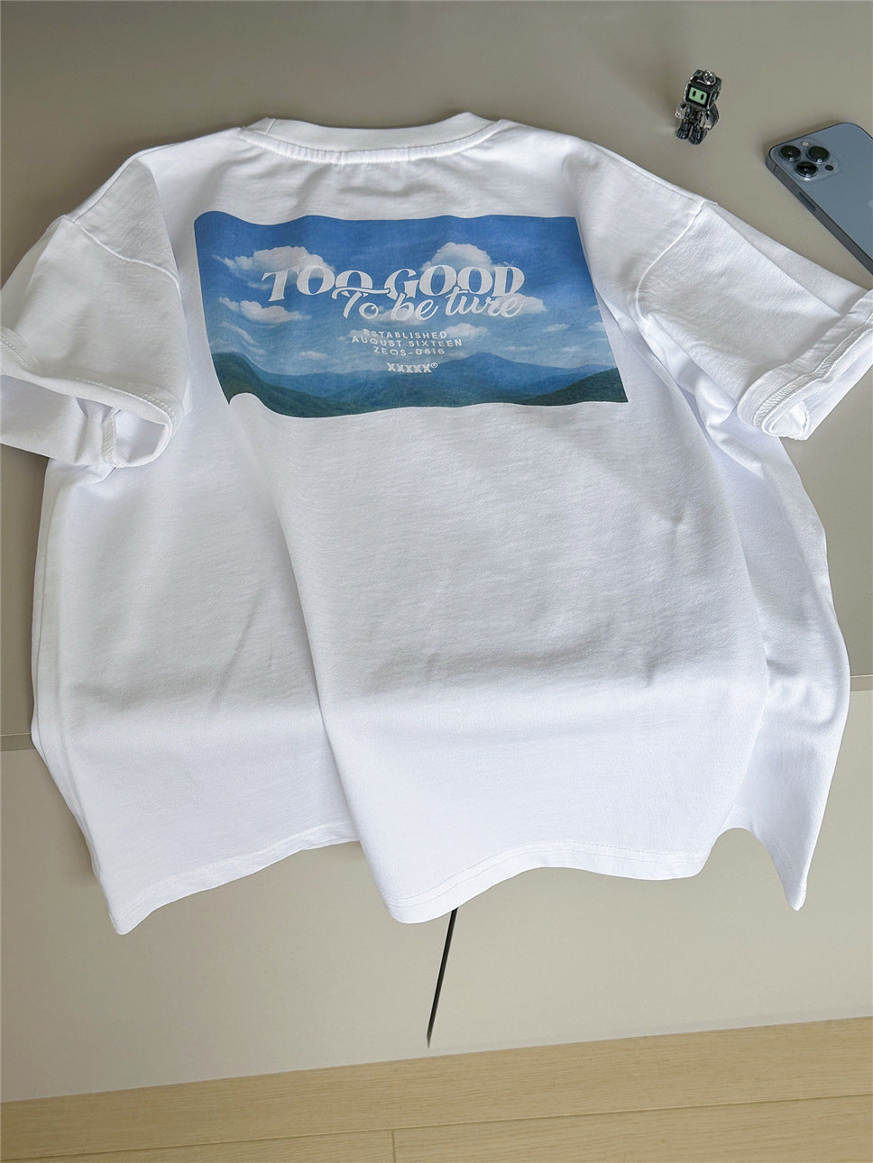 Mountain Graphic Pocket T-shirt マウンテンプリント 半袖Tシャツ【mh0012950】