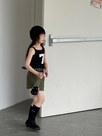 Asymmetry Mixed Media Shorts アシンメトリー キュロットパンツ【mh0013066】