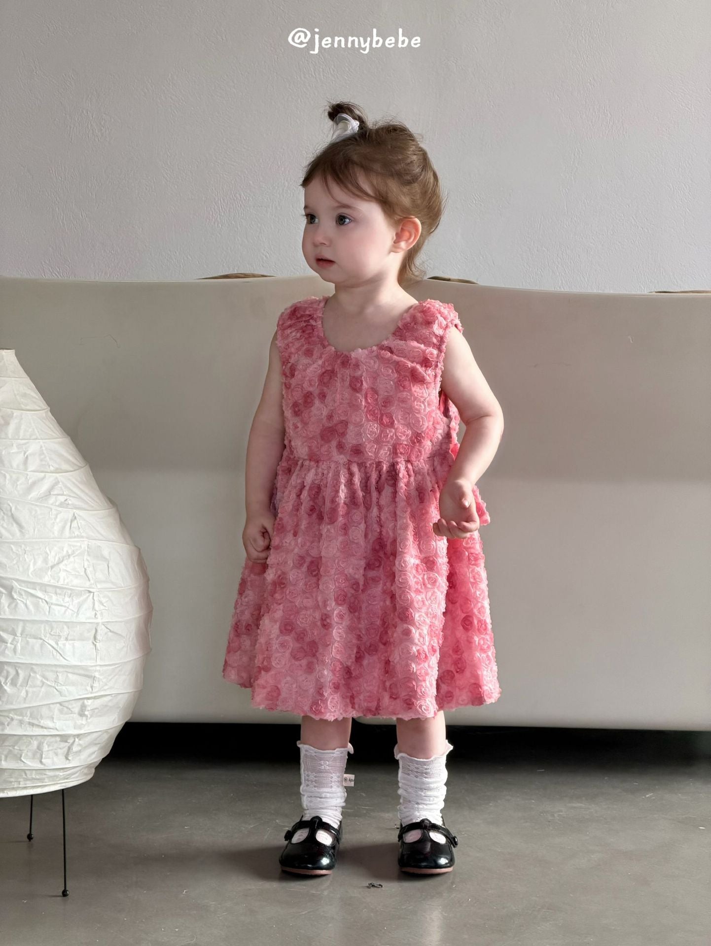 Rose Mesh Sleeveless Princess Dress 立体 ローズ チュール ワンピース【mh0012544】