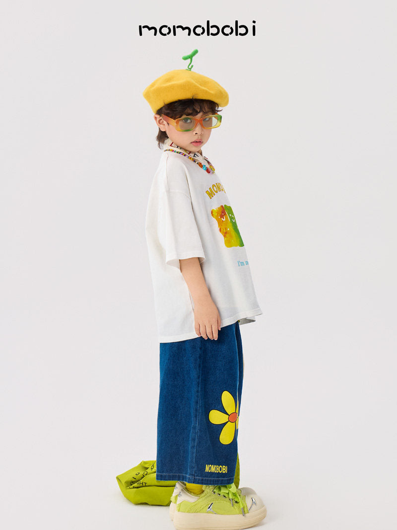 Gummy Bear Graphic Tee クマプリント 半袖Tシャツ【mh0012995】