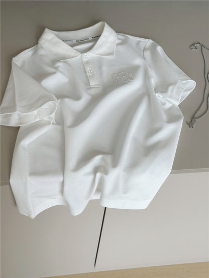 Short Sleeve Polo Shirt 無地 半袖ポロシャツ【mh0012949】