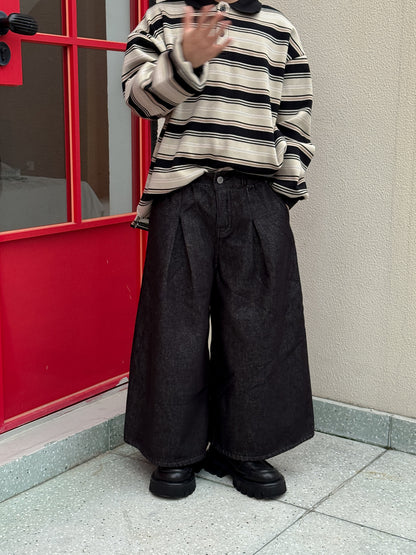 ワイドパンツ キッズ 裏起毛 厚手 ゆったり 無地 ルーズフィット カジュアル【mh0011685】