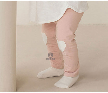 Heart Patch Cotton Leggings ハートパッチ レギンスパンツ【mh0012608】