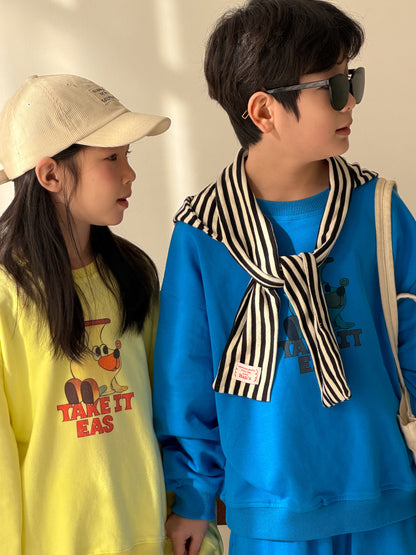 Dog Print Sweatshirt Set 犬 プリント スウェット セットアップ【mh0012515】