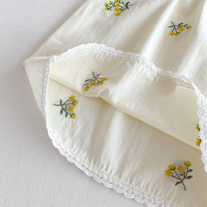 Floral Embroidery Cami Shorts Set 花柄 刺繍 キャミソール セットアップ【mh0012717】