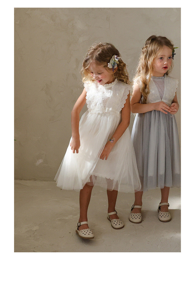 Lace Tulle Dress 刺繍 チュールワンピース【mh0012975】