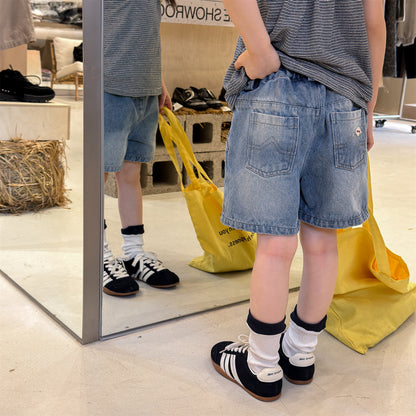 Vintage Washed Denim Shorts ベーシック デニムショートパンツ【mh0013225】