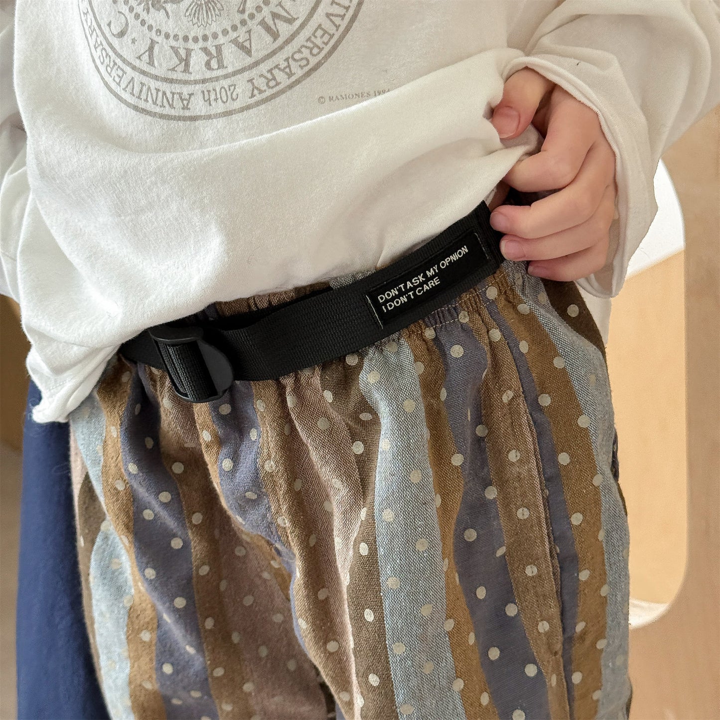 Belted Striped Shorts ストライプ ハーフパンツ【mh0013226】