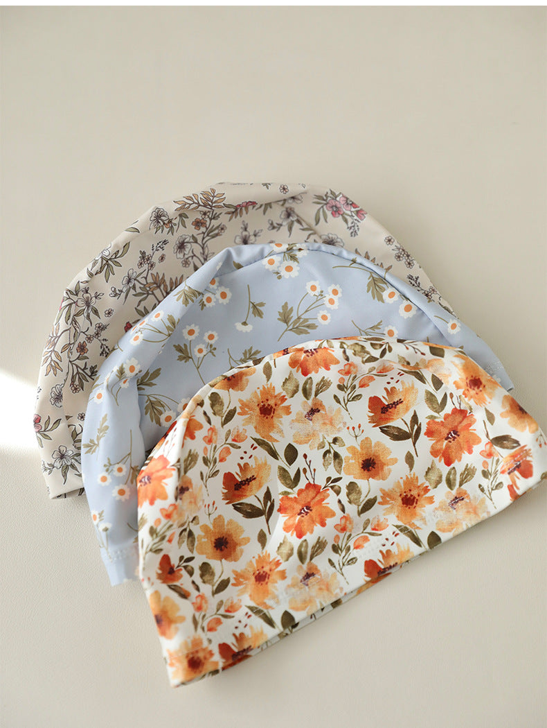 UPF50 Plus Floral Long Sleeve Swimsuit 花柄 ラッシュガード 3点セット【mh0012583】