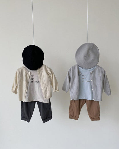 Letter Print Cotton T-shirt ロゴ Tシャツ【mh0012614】