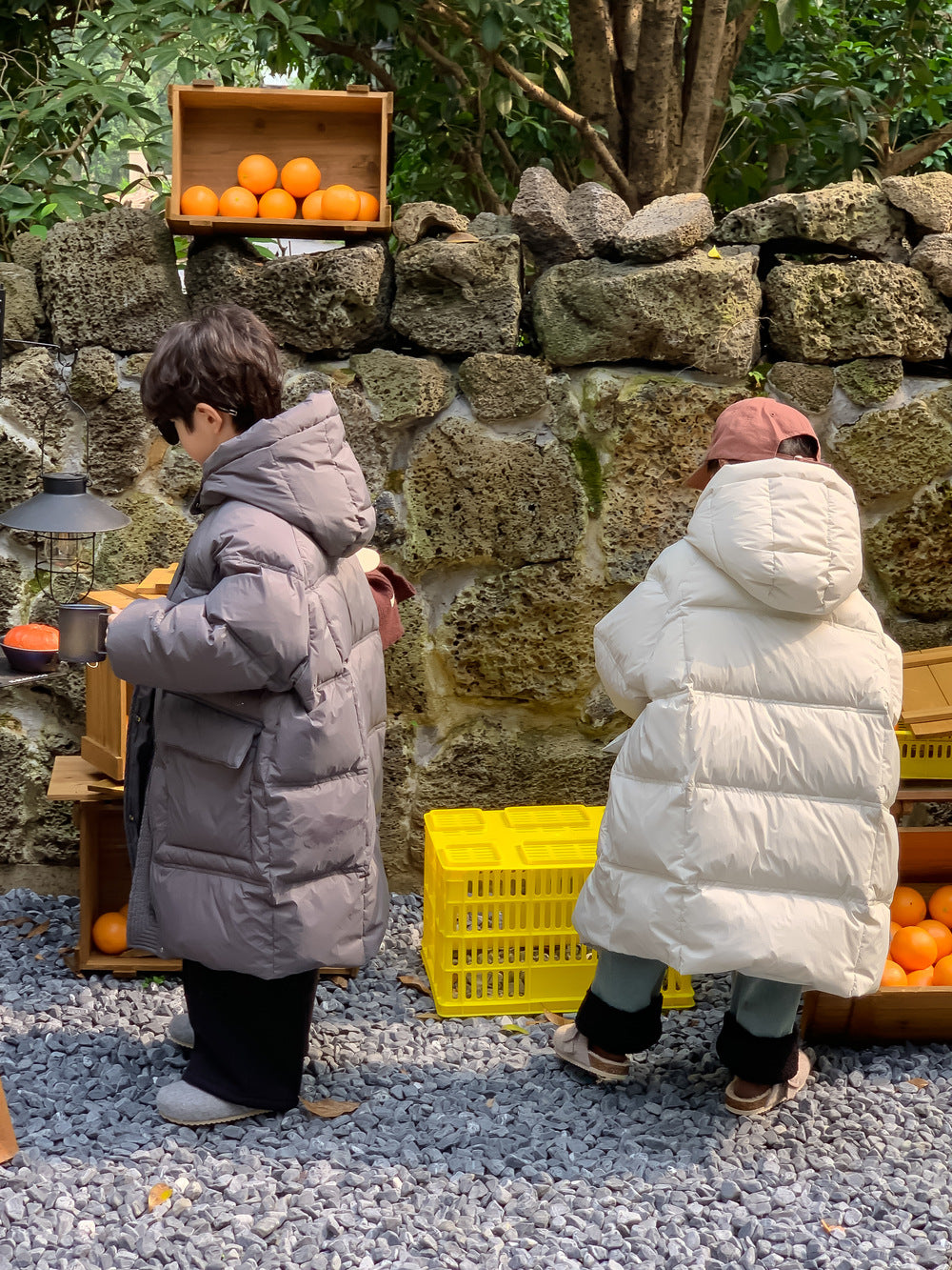 ダウンジャケット ロングコート フーディベンチコート【mh0011653】