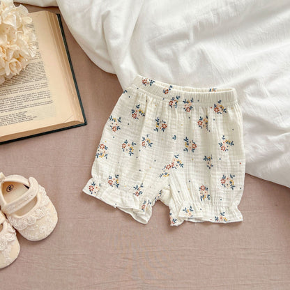Floral Ruffle Camisole Bloomer フリル キャミソール ブルマ【mh0013159】