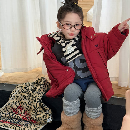 レギンスパンツ 裏起毛 ロゴ刺繍 ドッキング リブ ボトムス【mh0011611】