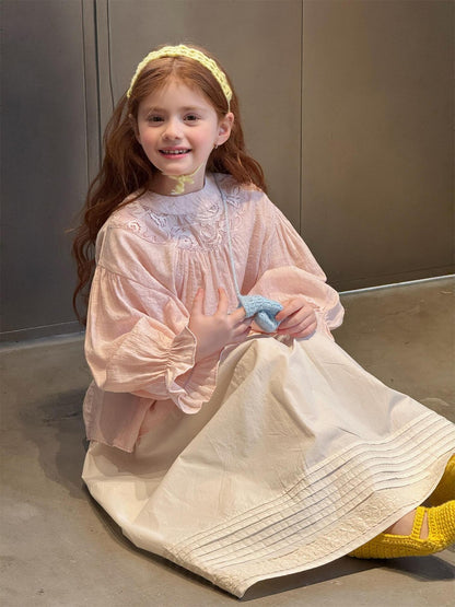 Solid Lace Casual Versatile Skirt レース カジュアルスカート【mh0012224】