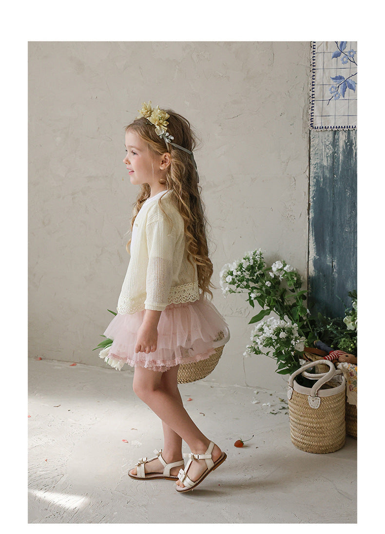 Tiered Tulle Skirt Pants チュール レーススカートパンツ【mh0012989】