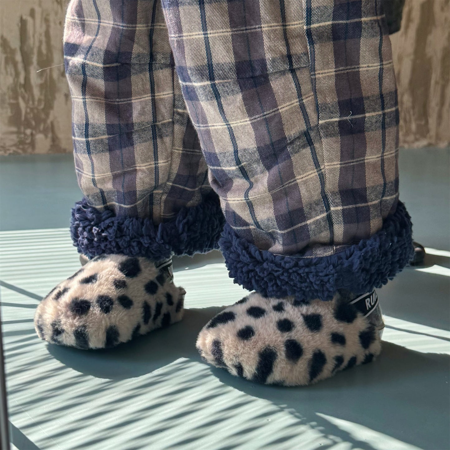 コーデュロイパンツ 裏ボア 裾ボア ゆったり ワイドパンツ ボトムス【mh0011606】