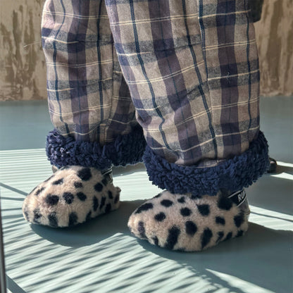 コーデュロイパンツ 裏ボア 裾ボア ゆったり ワイドパンツ ボトムス【mh0011606】