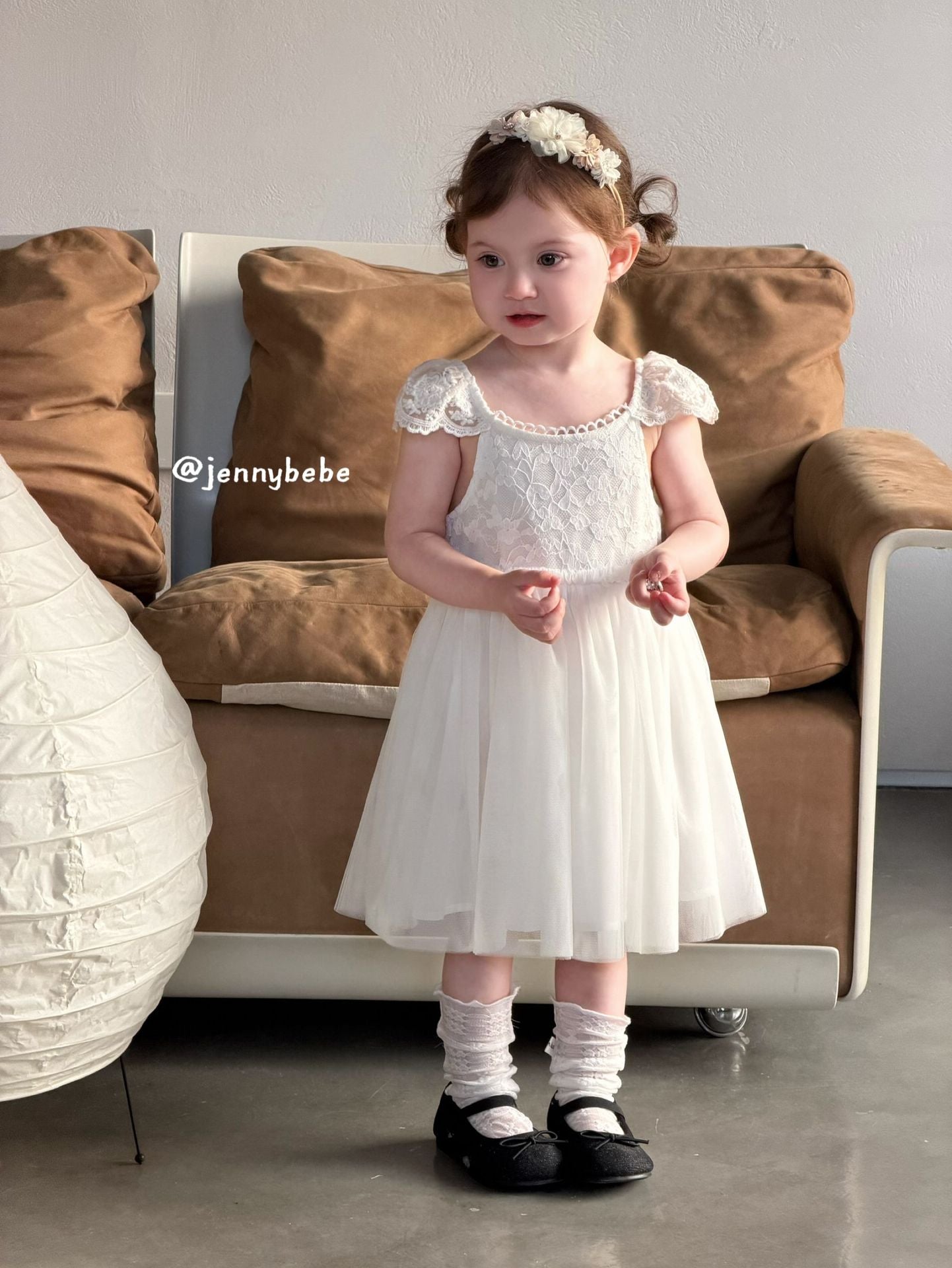 Lace Tulle Princess Dress レース チュール ワンピース【mh0012558】