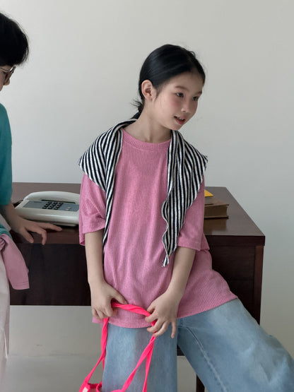 Cotton Print Short Sleeve T-shirt コットン プリント 半袖Tシャツ【mh0012521】