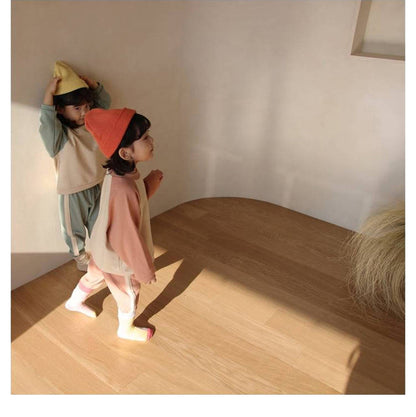 Color Block Sweatshirt & Pants Set バイカラー スウェット セットアップ【mh0012683】