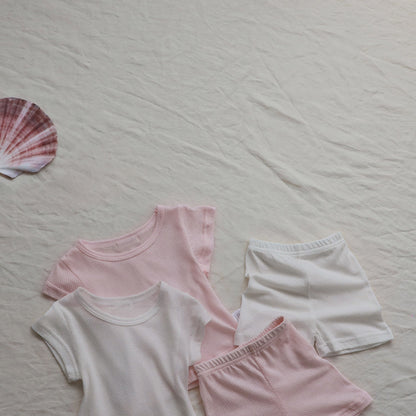 Mesh Cotton Short Set 半袖 パジャマ セット【mh0012607】