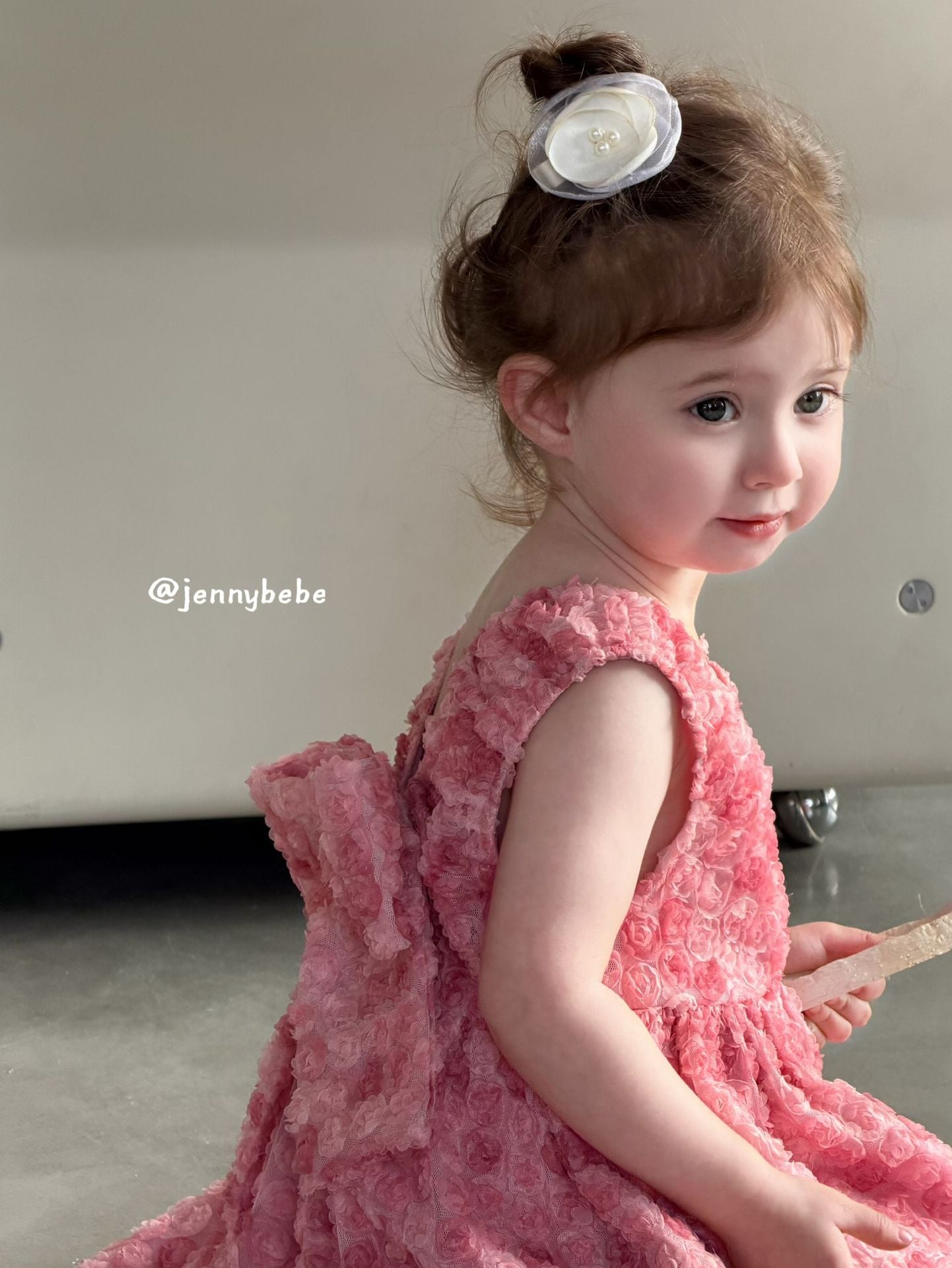 Rose Mesh Sleeveless Princess Dress 立体 ローズ チュール ワンピース【mh0012544】