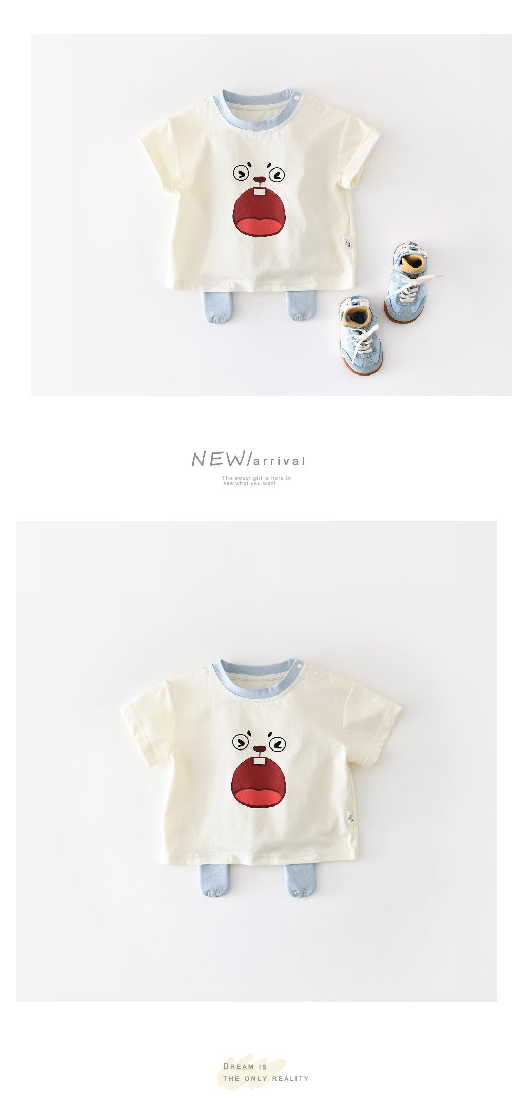 Playful Animal Graphics Tee (Short Sleeve T-shirt) [mh0012864]