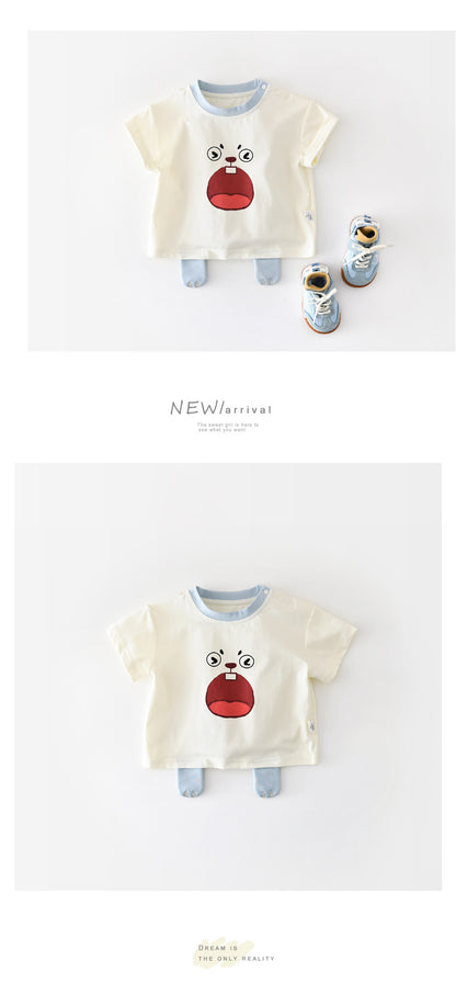 Playful Animal Graphics Tee (Short Sleeve T-shirt) [mh0012864]
