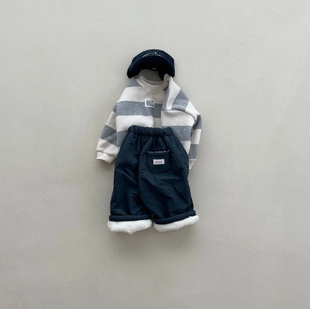 ベビー キッズ 裏ボア ロングパンツ【mh0014654】