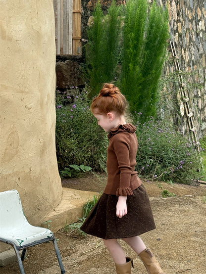 ミニスカート プリーツ ジャガード モード ボトムス【mh0011628】