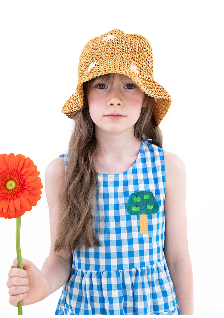 Gingham Plaid Vest Dress チェック ノースリーブワンピース【mh0013212】
