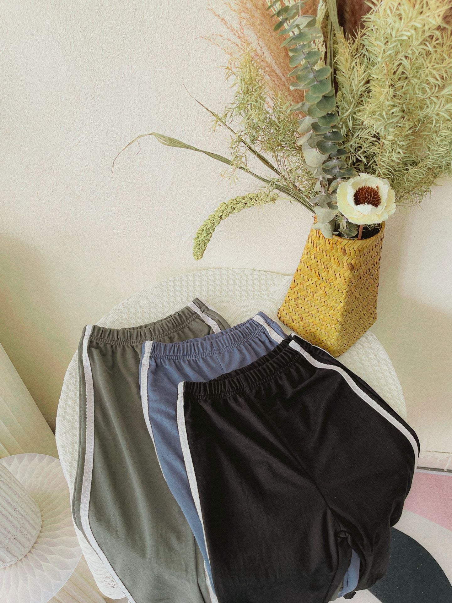 Side Stripe Cotton Sweatpants サイドライン ジョガーパンツ【mh0012636】